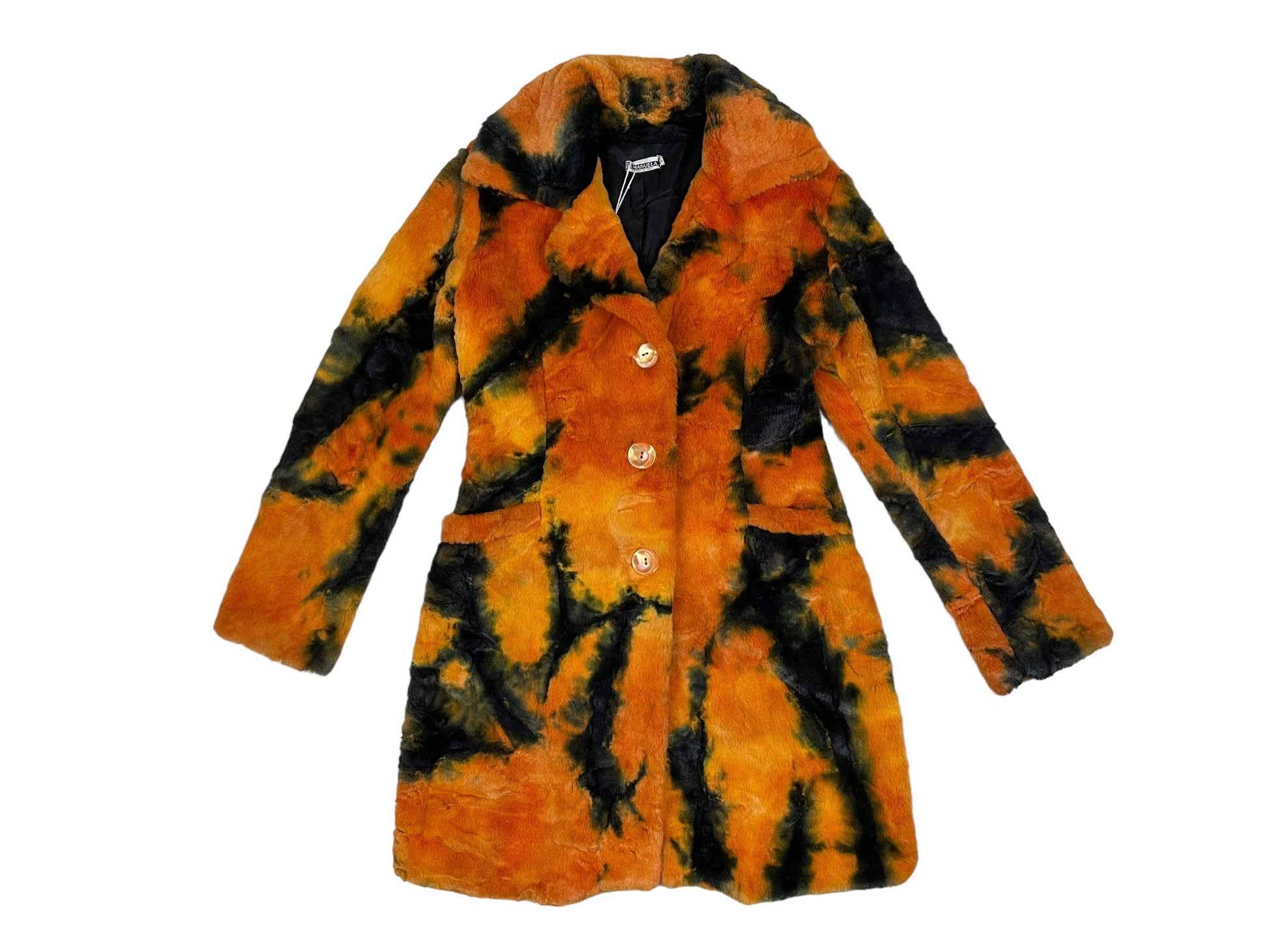 1990s Emanuela faux fur coat - Known Source