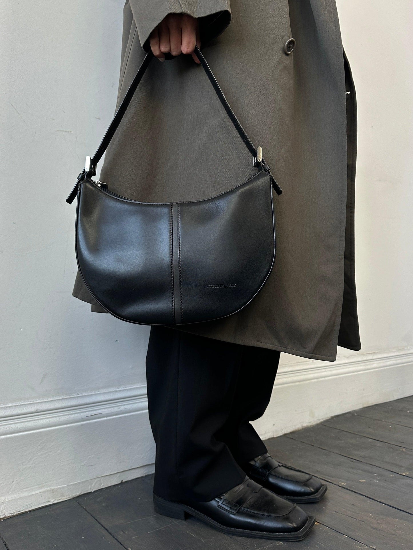 Burberry Leather Crescent Shoulder Bag - Known Source