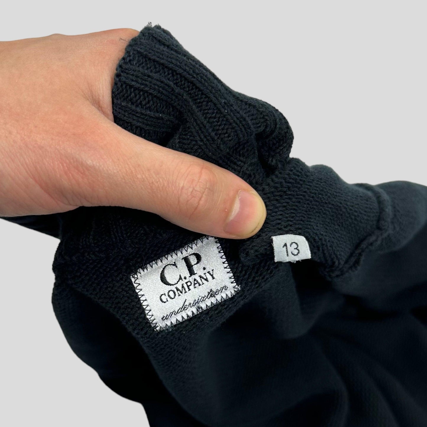 CP Company AW07 1/4 Zip Collared Knit - 6-8 - Known Source