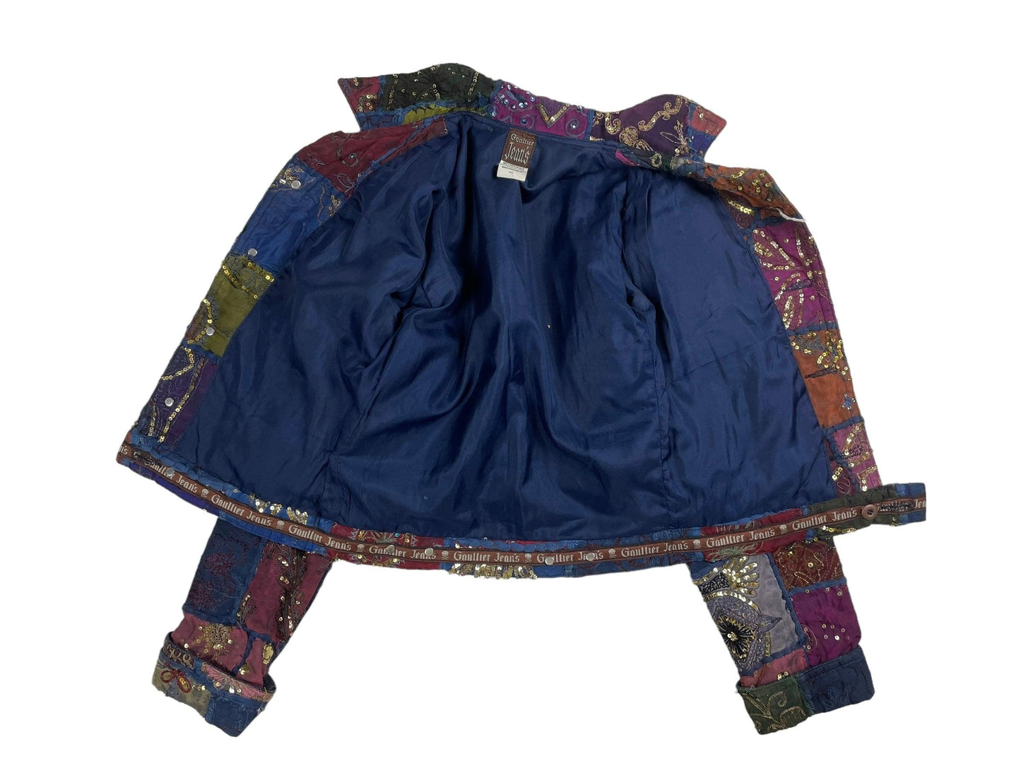 S/S 1999 Jean Paul Gaultier patchwork jacket - Known Source