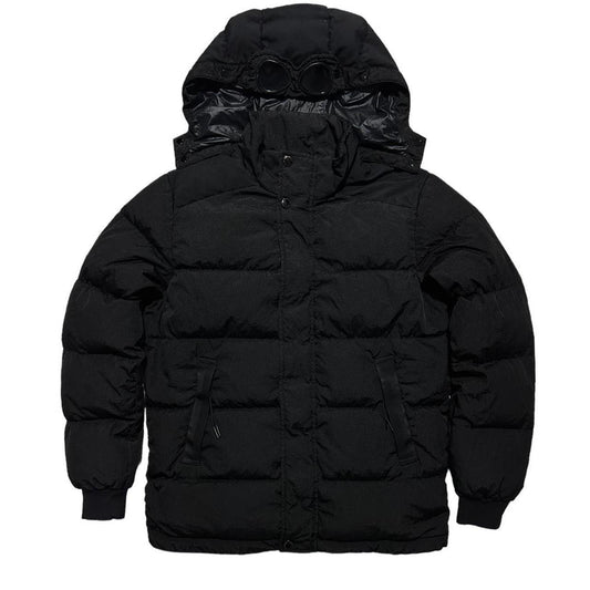 CP Company M.T.t.N Black Down Goggle Jacket - Known Source