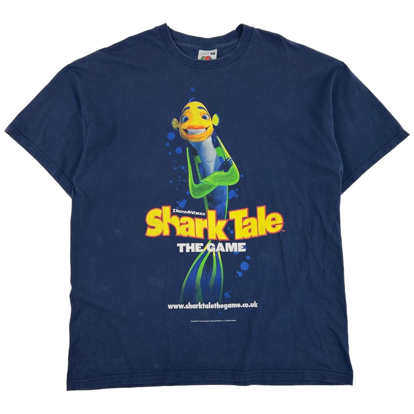 Vintage Shark Tale The Game Graphic T-Shirt Size XL - Known Source