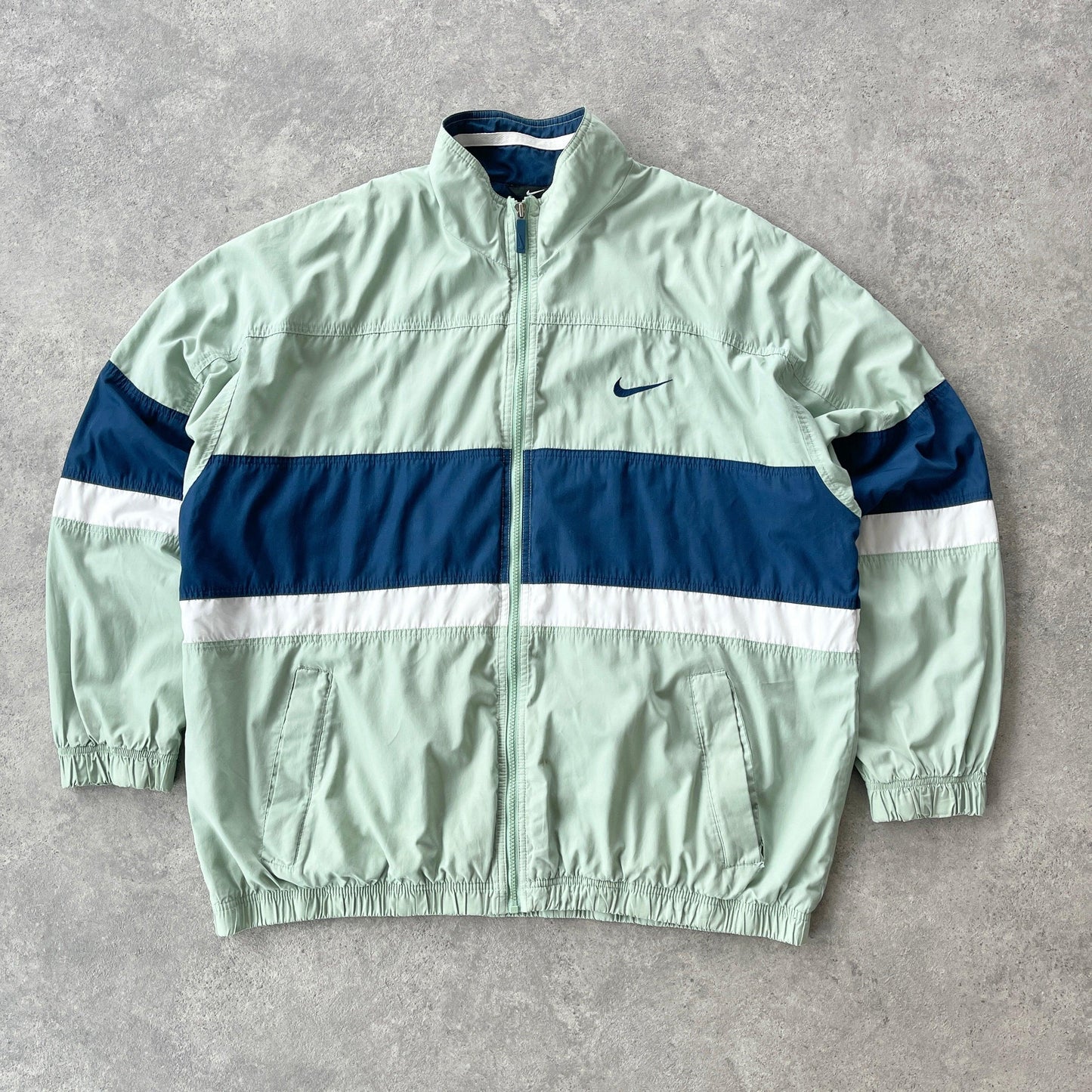 Nike 1990s lightweight embroidered track jacket (XL) - Known Source