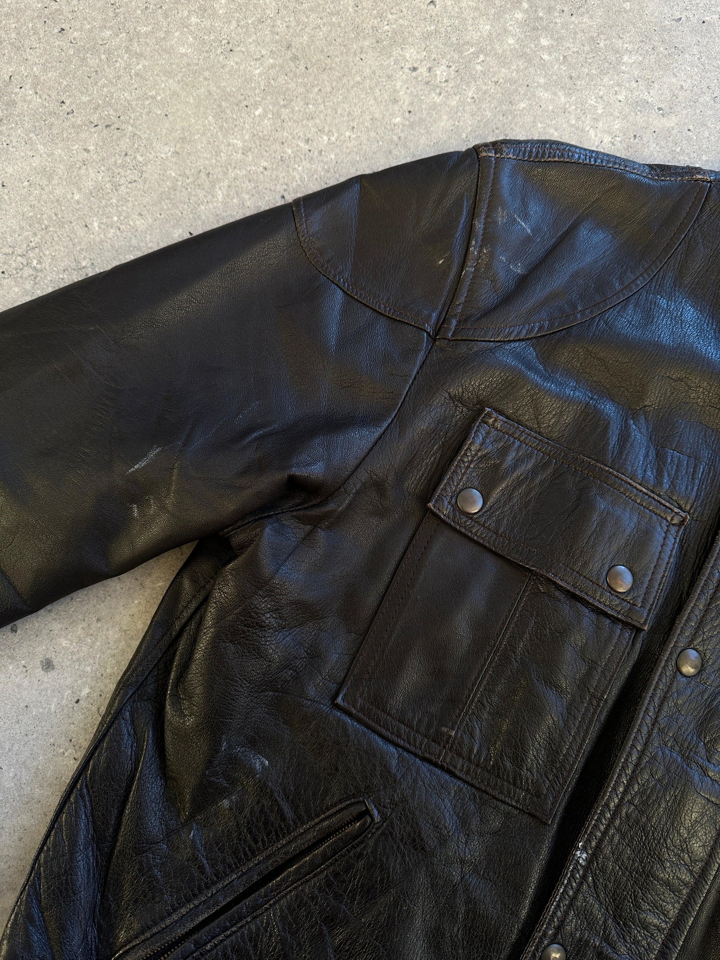 Italian Vintage Leather Jacket - S - Known Source