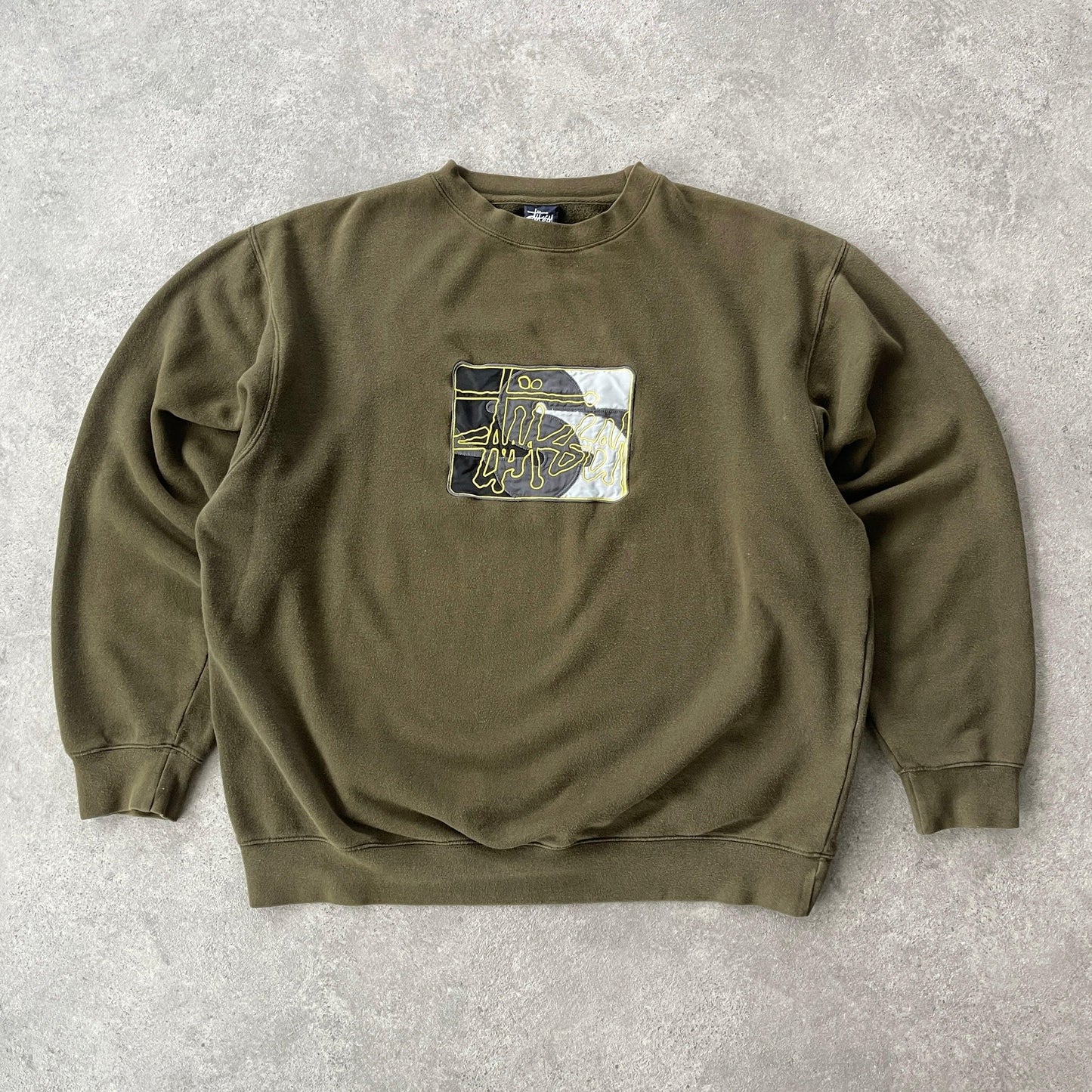 Stussy RARE 1900s heavyweight script sweatshirt (L) - Known Source