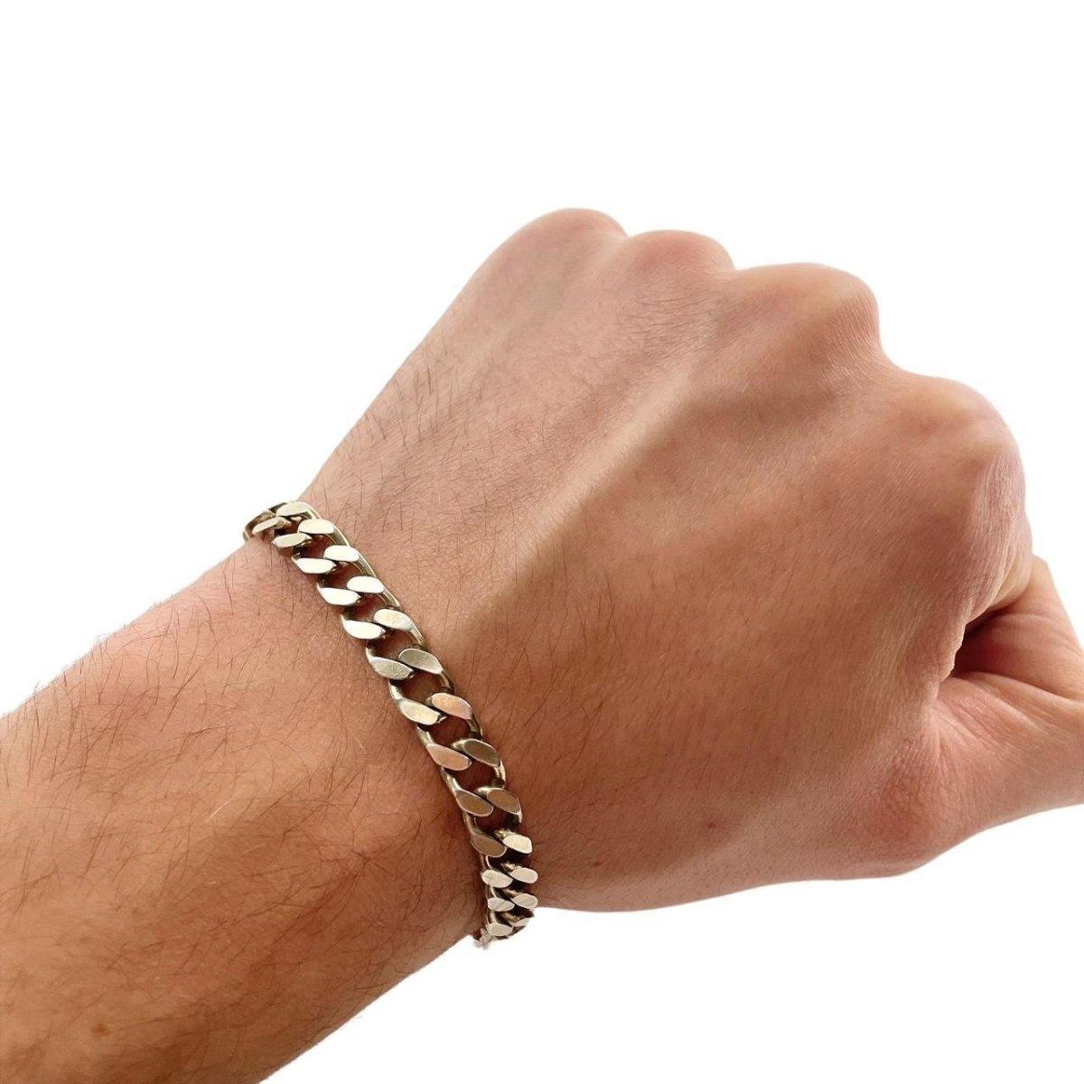 925 Sterling silver curb chain bracelet - Known Source