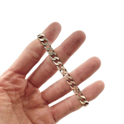 925 Sterling silver curb chain bracelet - Known Source