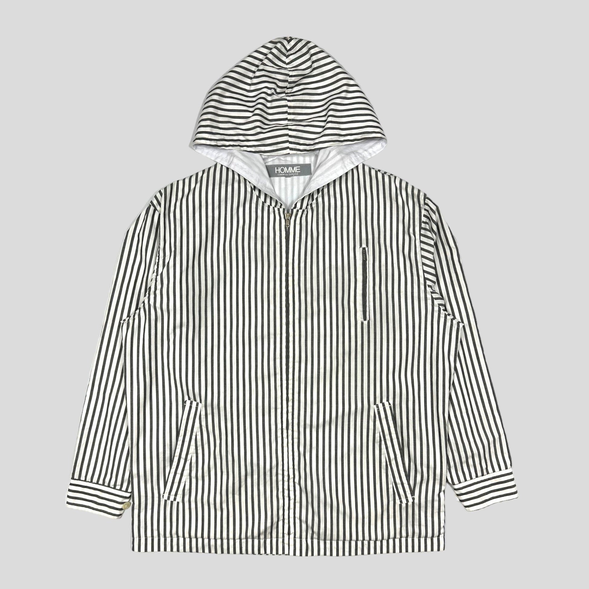 Comme Des Garçons Homme 80’s Vertical Stripe Jacket - M/L - Known Source