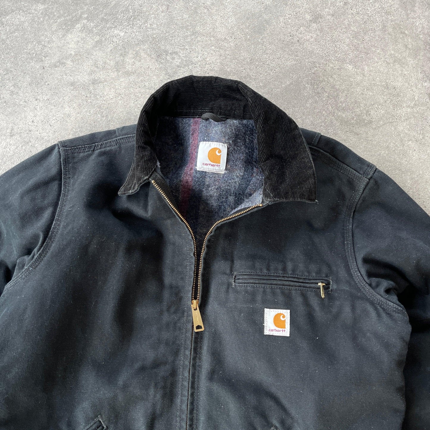 Carhartt 2000s heavyweight blanket lined Detroit jacket (M) - Known Source