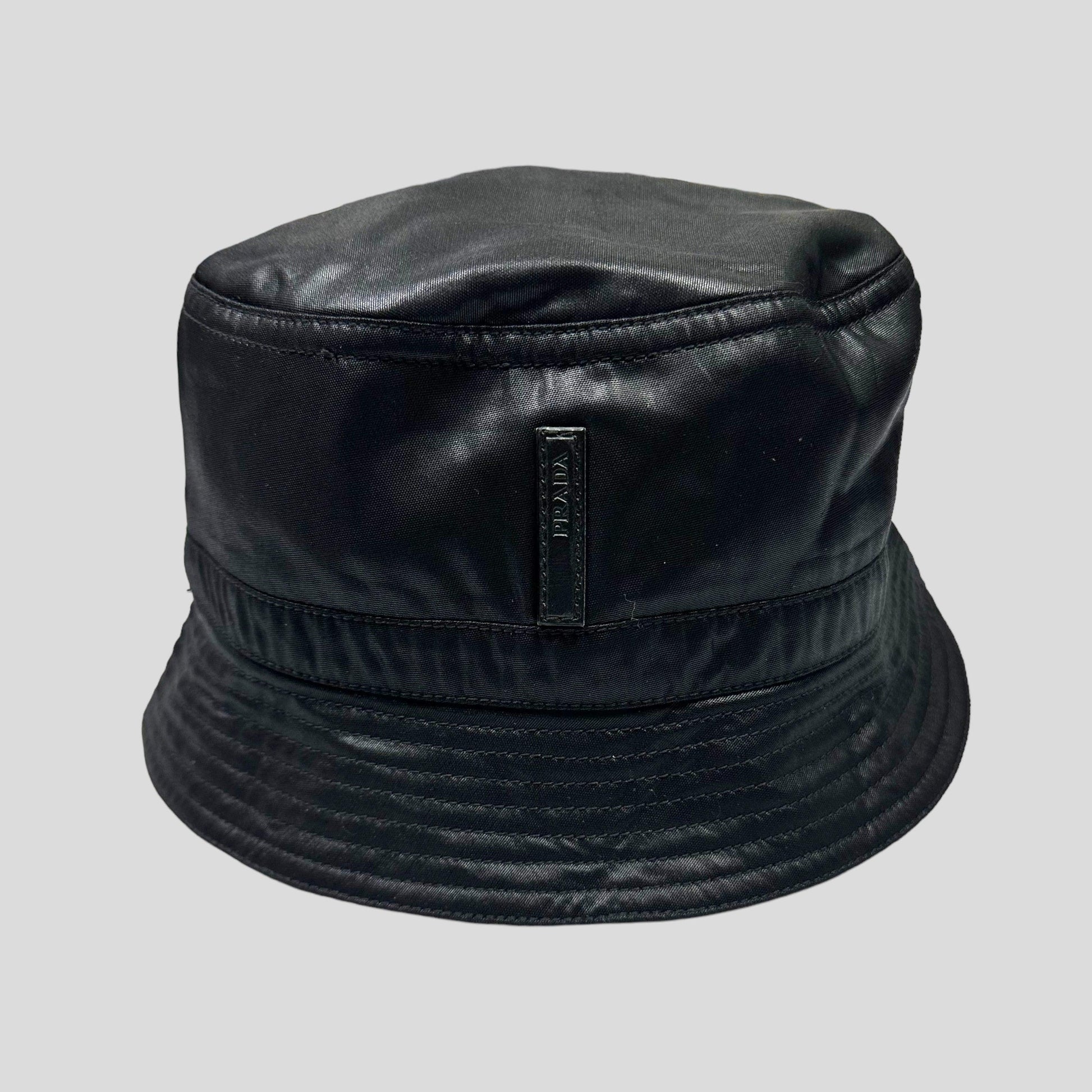 Prada Sport 2007 Triacetate Silk Bucket Hat - M/L - Known Source
