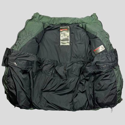 Prada Sport AW99 Nylon Down Technical Toggle Puffer - IT52 - Known Source