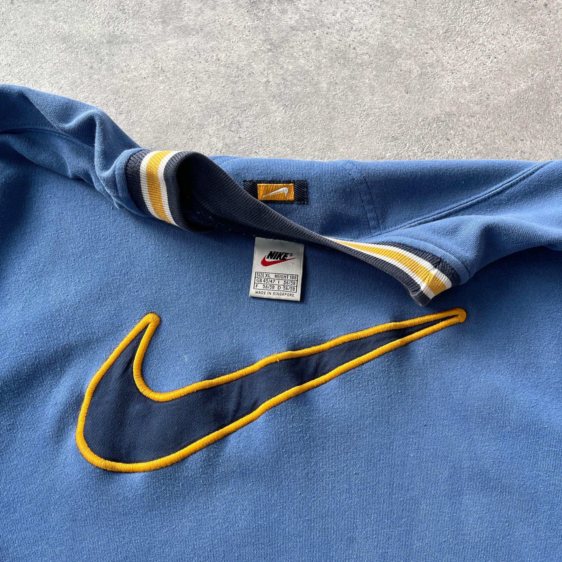 Nike 1990s heavyweight embroidered sweatshirt (XL) - Known Source