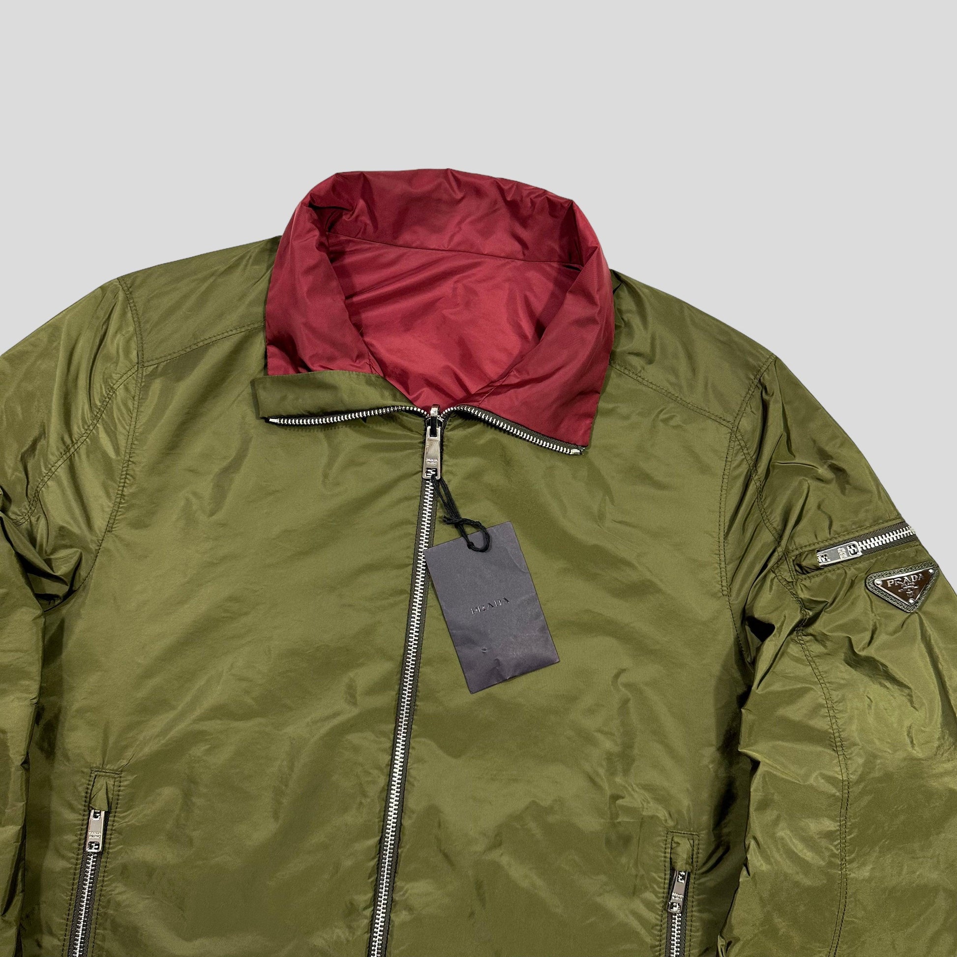 Prada Milano 2019 Nylon Reversible Jacket - IT46 (M) - Known Source