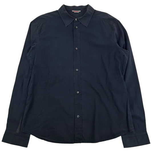 Vintage Prada Sport Long Sleeve Button Up Shirt Size XL