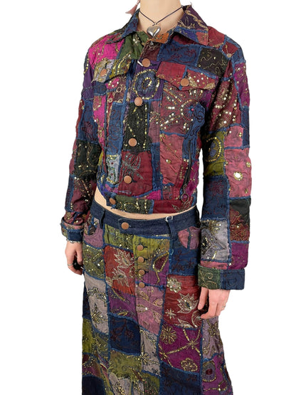 S/S 1999 Jean Paul Gaultier patchwork jacket - Known Source