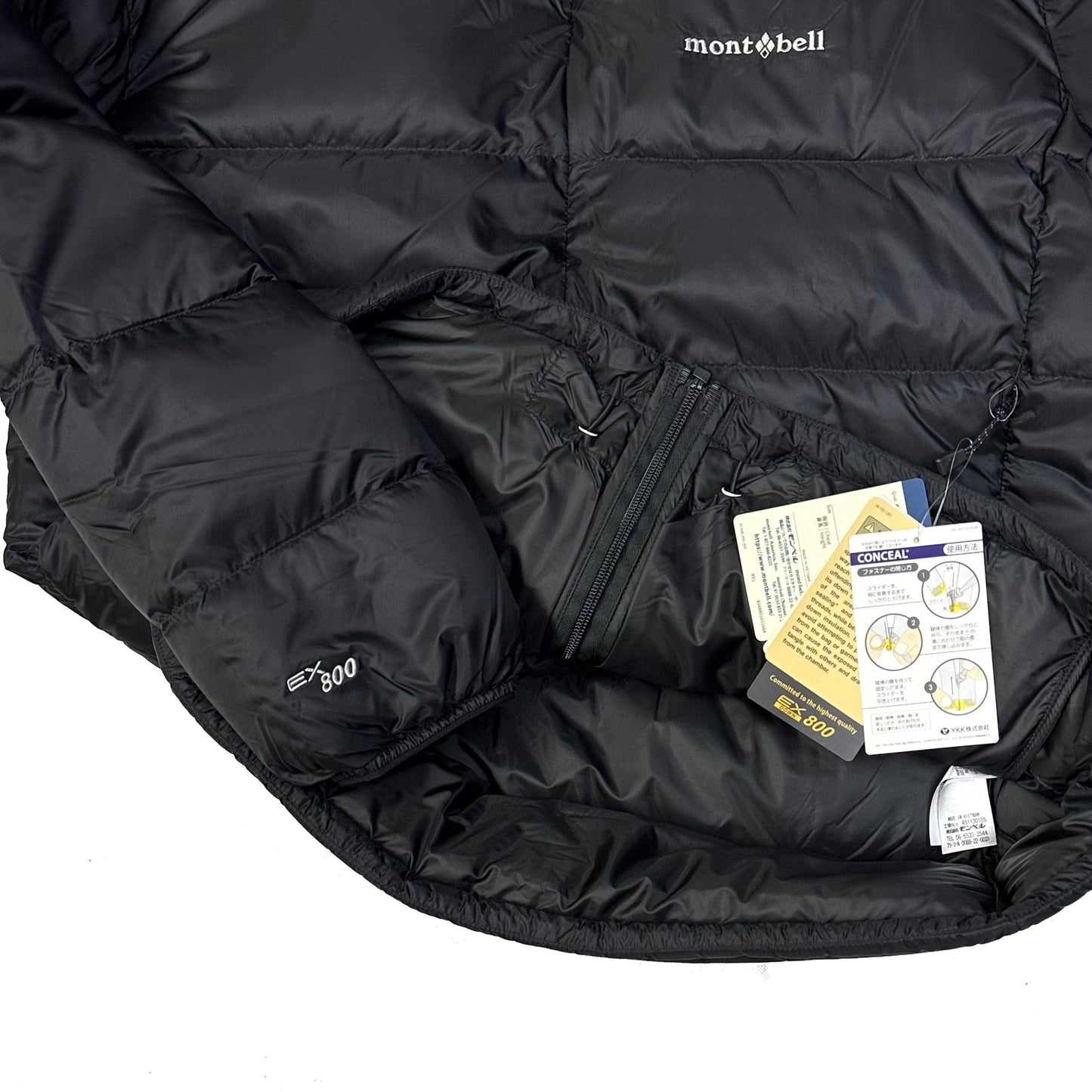 Montbell Alpine EX 800 Down Puffer Jacket In Black ( XL ) - Known Source