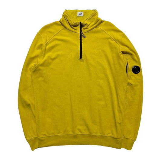 CP Company Yellow Quarter Zip Pullover - Known Source