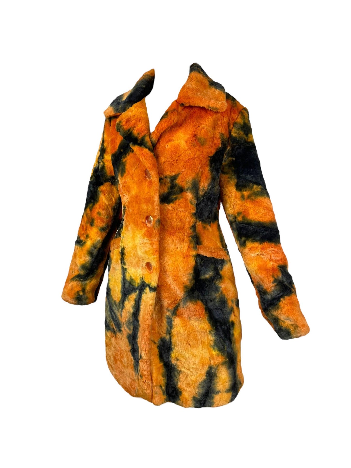 1990s Emanuela faux fur coat - Known Source