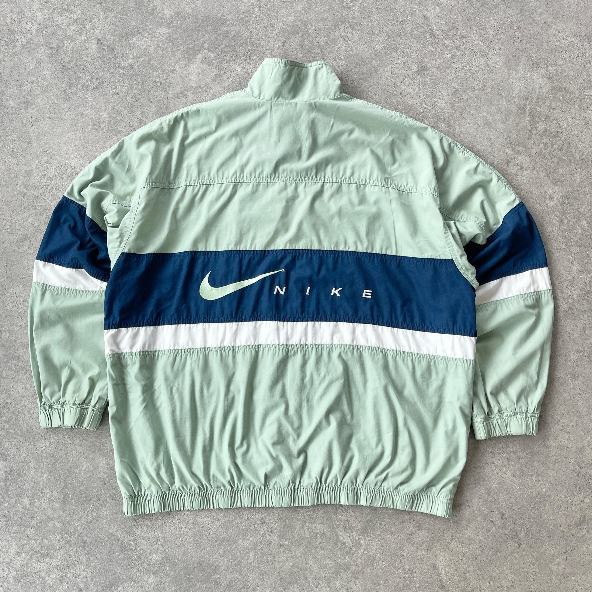 Nike 1990s lightweight embroidered track jacket (XL) - Known Source