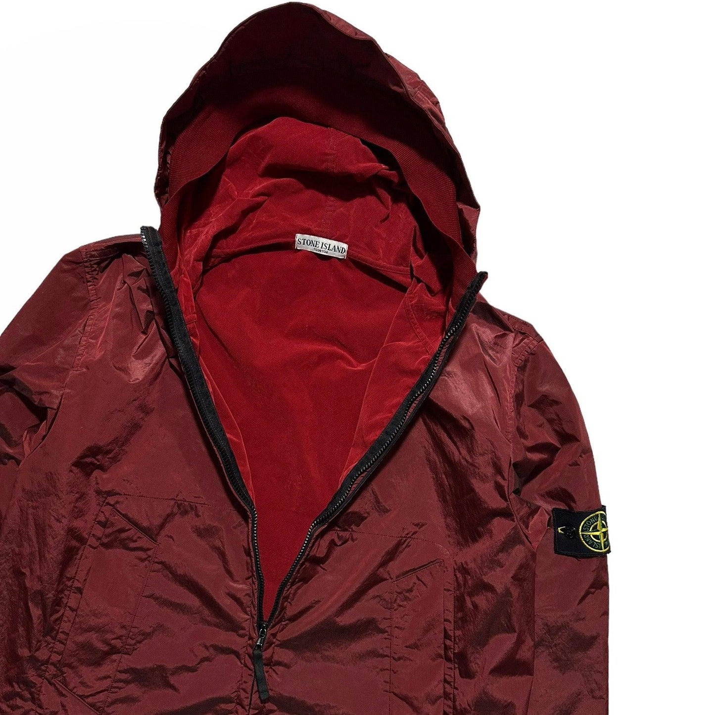 Stone Island Red Nylon Shimmer Jacket - Known Source