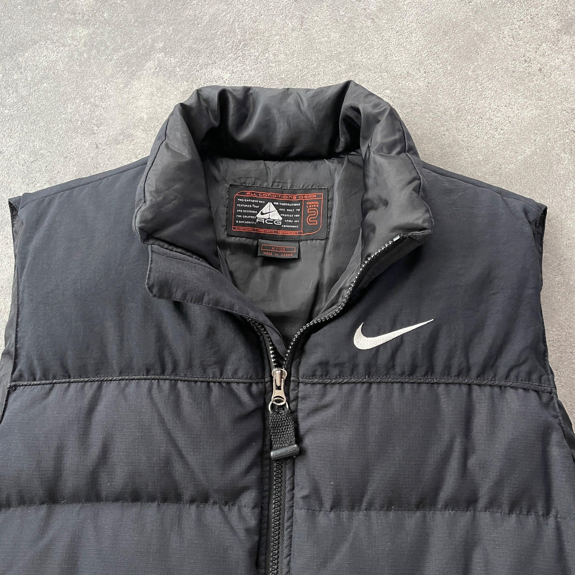 Nike ACG RARE 1990s heavyweight down fill puffer gilet (M) - Known Source