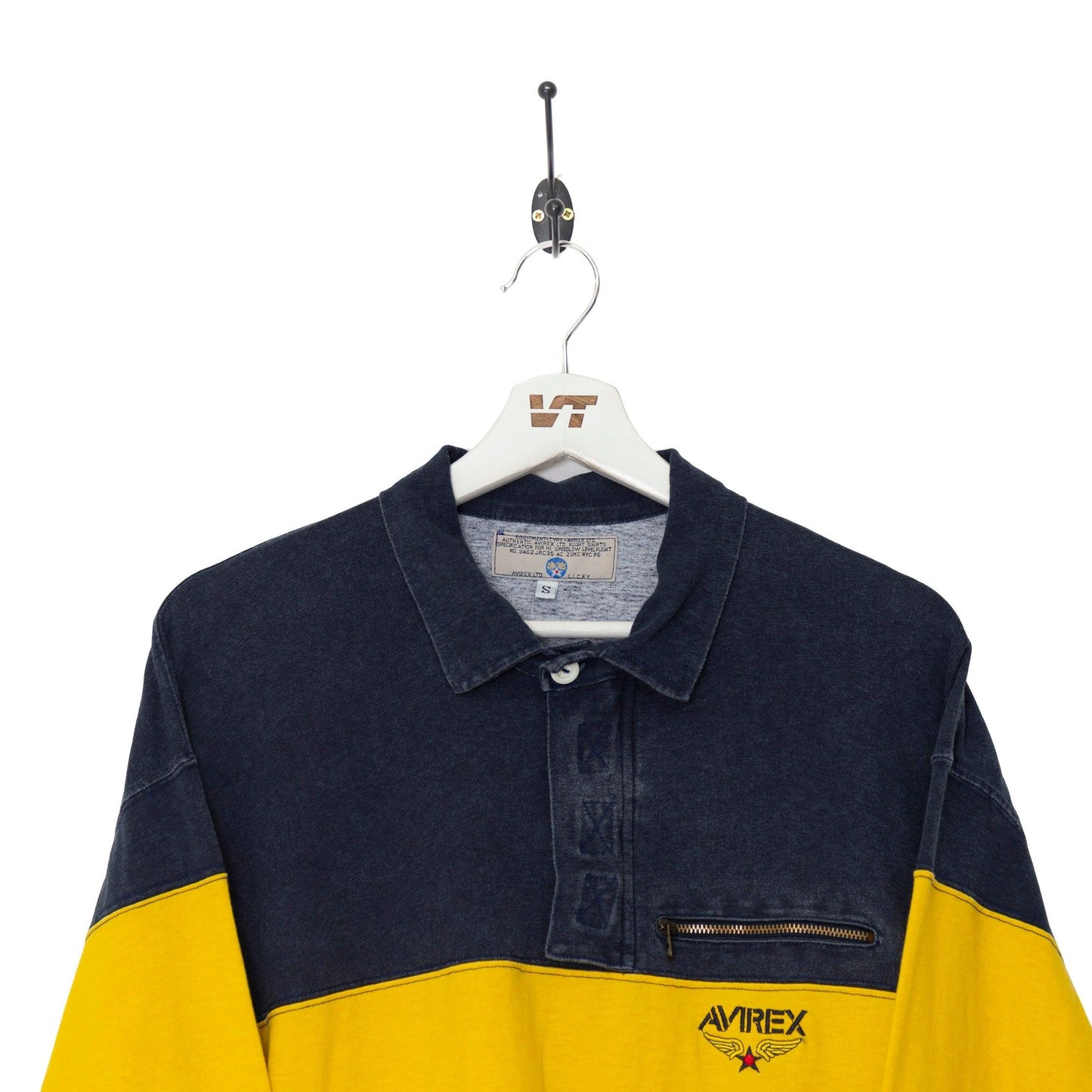 Avirex Velcro 1/4 Zip Polo Shirt - Known Source