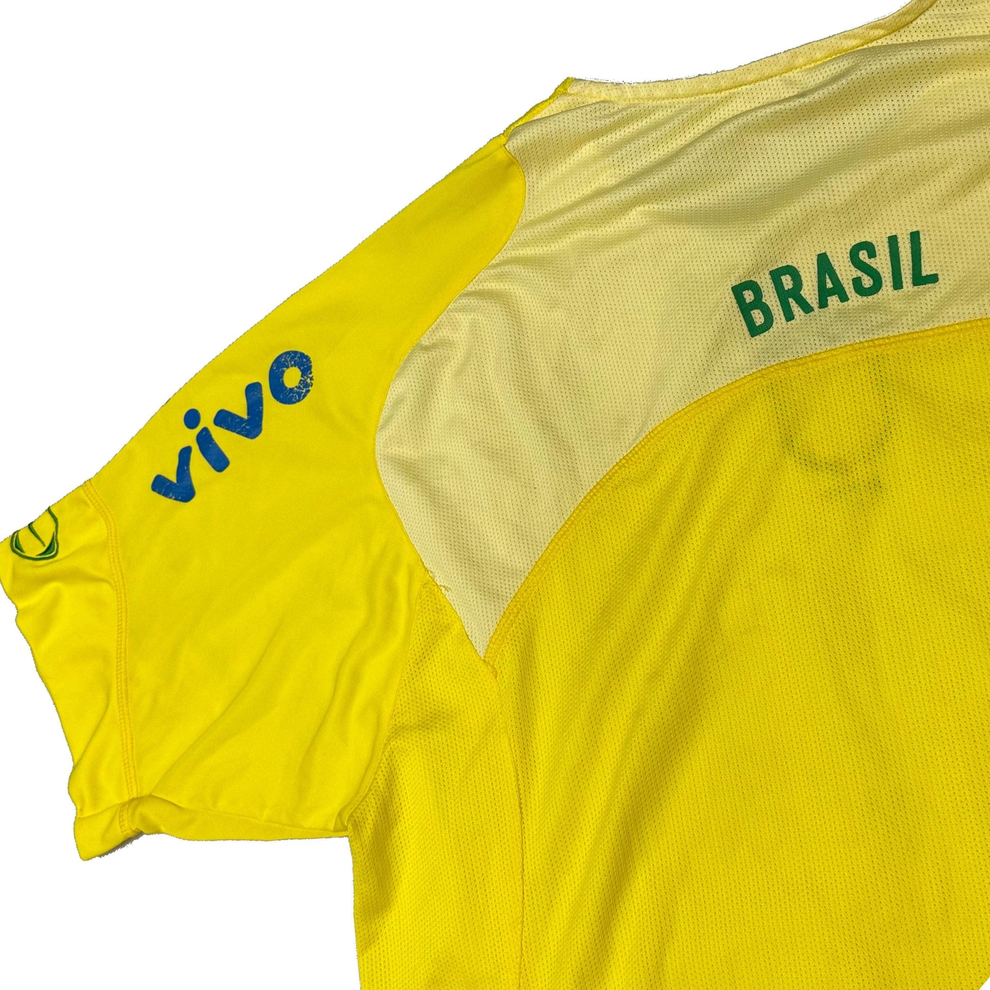 Nike Brazil 2002/04 Training Shirt In Yellow ( XL ) - Known Source