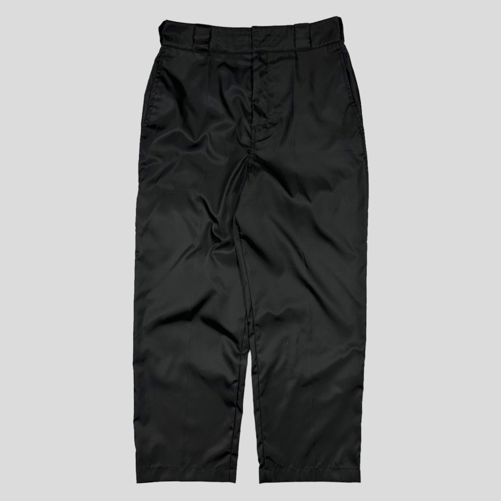 Prada Milano 2018 Nylon Gabardine Trousers - IT38 - Known Source