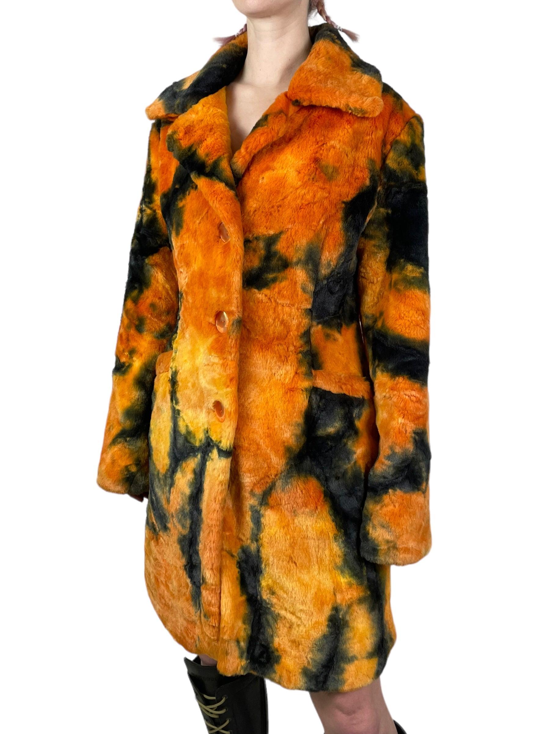 1990s Emanuela faux fur coat - Known Source