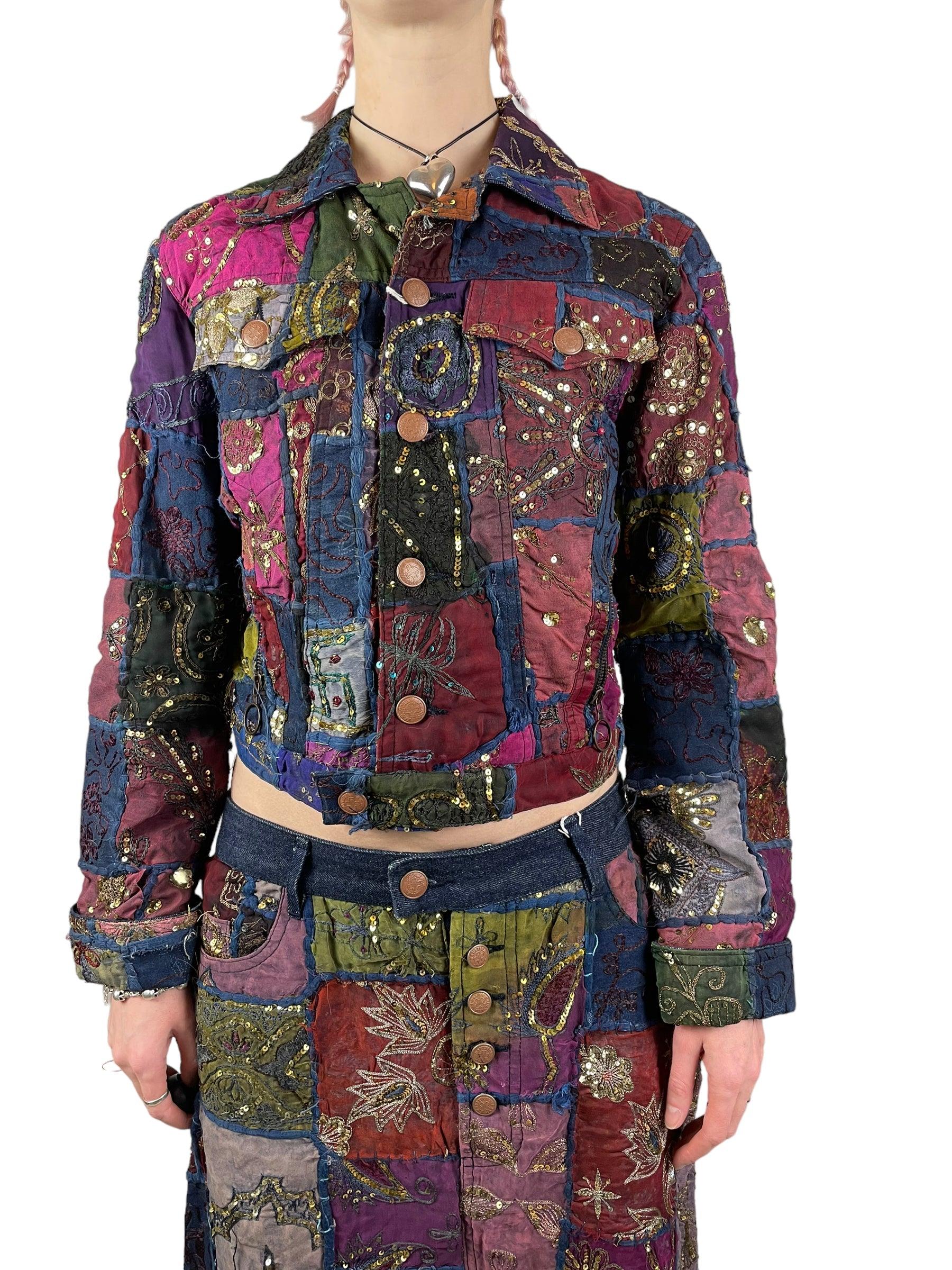 S/S 1999 Jean Paul Gaultier patchwork jacket - Known Source