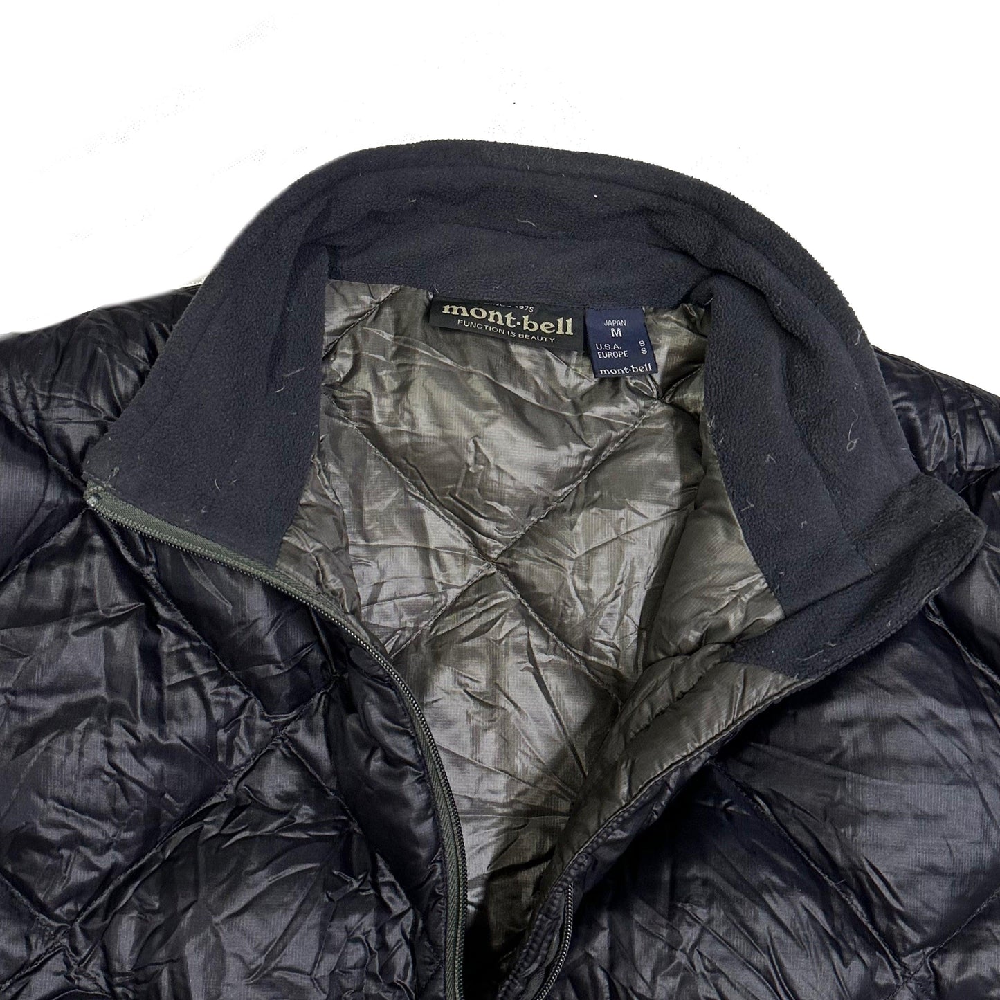 Montbell Diamond Stitch Down Puffer Jacket In Black ( M ) - Known Source