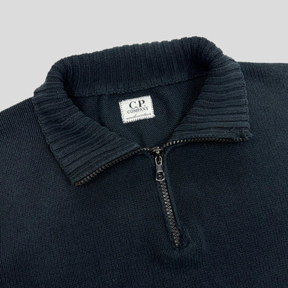 CP Company AW07 1/4 Zip Collared Knit - 6-8 - Known Source