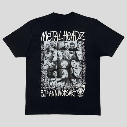 Stussy x Metalheadz 30th Anni T-shirt DSWT + Sticker etc - L - Known Source