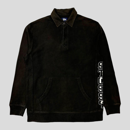Stussy 90’s Rugby Spellout Jumper - M - Known Source