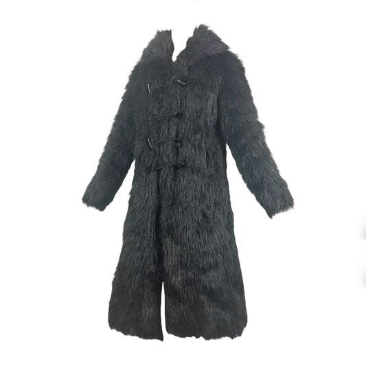 Y2K Necessary Evil faux fur coat