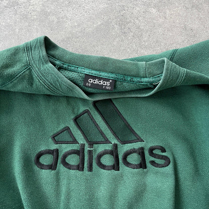 Adidas 1990s heavyweight embroidered sweatshirt (M) - Known Source
