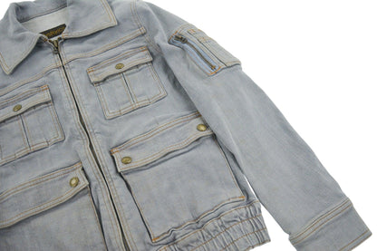 Vintage Hysterics Multi Pocket Denim Jacket Womans Size S - Known Source