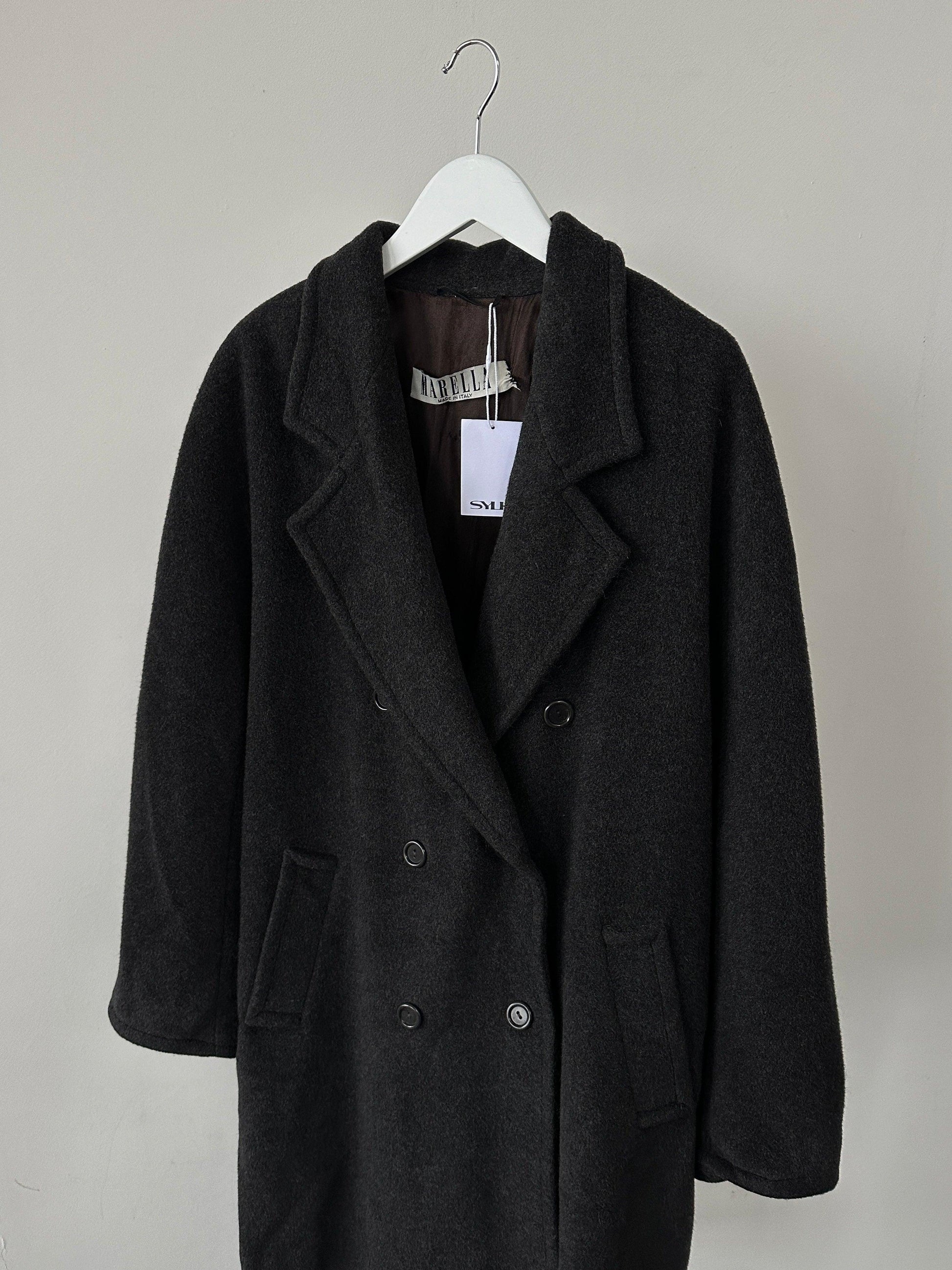 Marella Wool Cashmere Double Breasted Coat - XL - Known Source