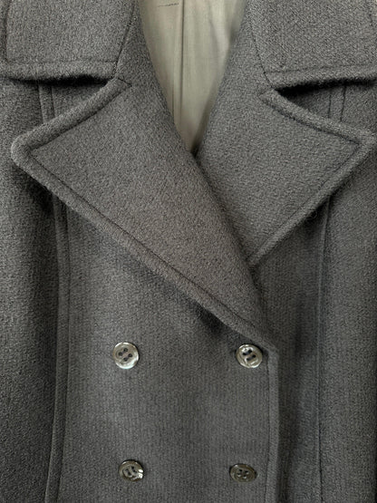 Vintage Wool Double Breasted A-line Coat - M/L - Known Source