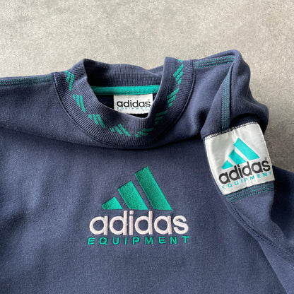 Adidas Equipment 1990s heavyweight embroidered sweatshirt (M) - Known Source