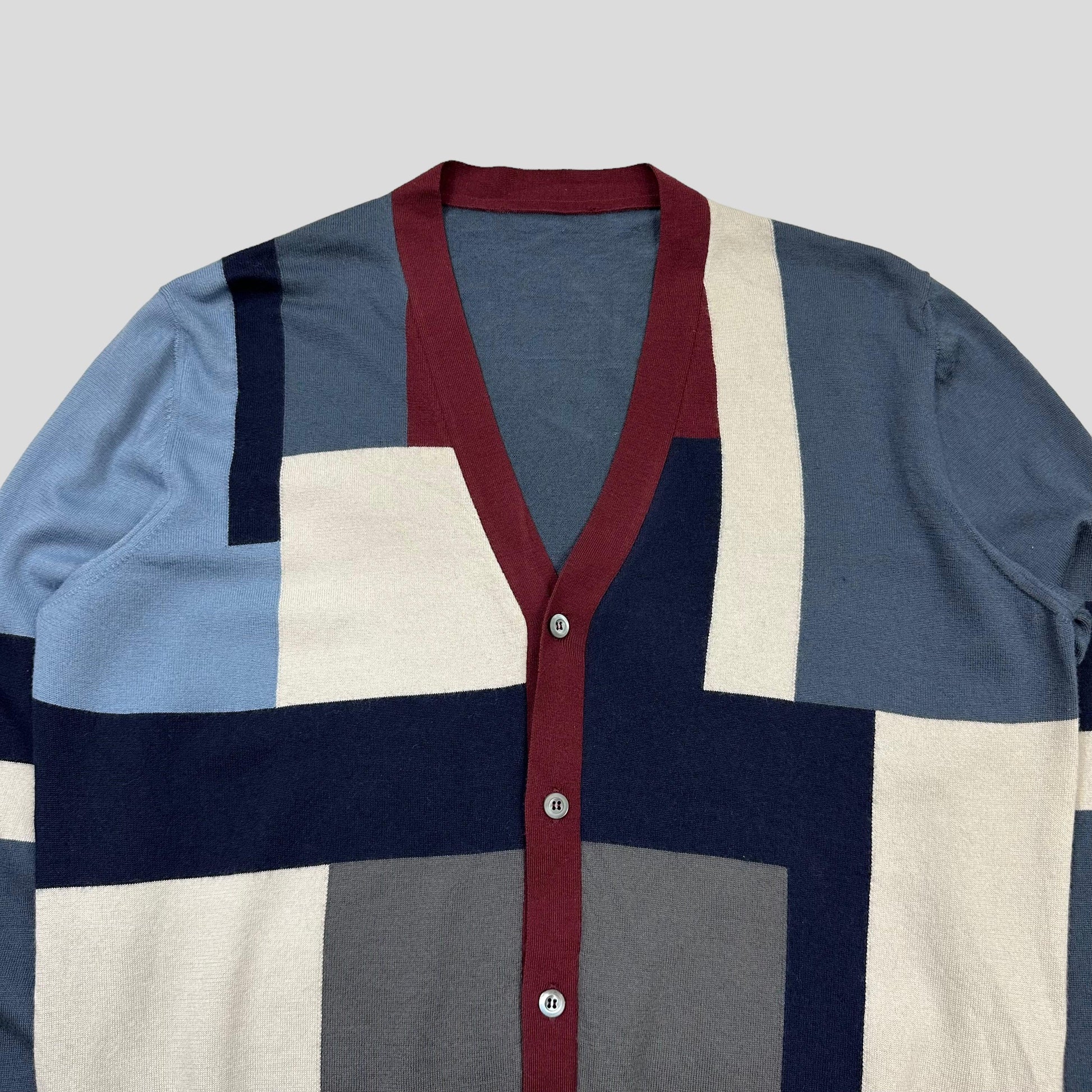 Prada Milano 2015 Geometric Cardigan - L - Known Source