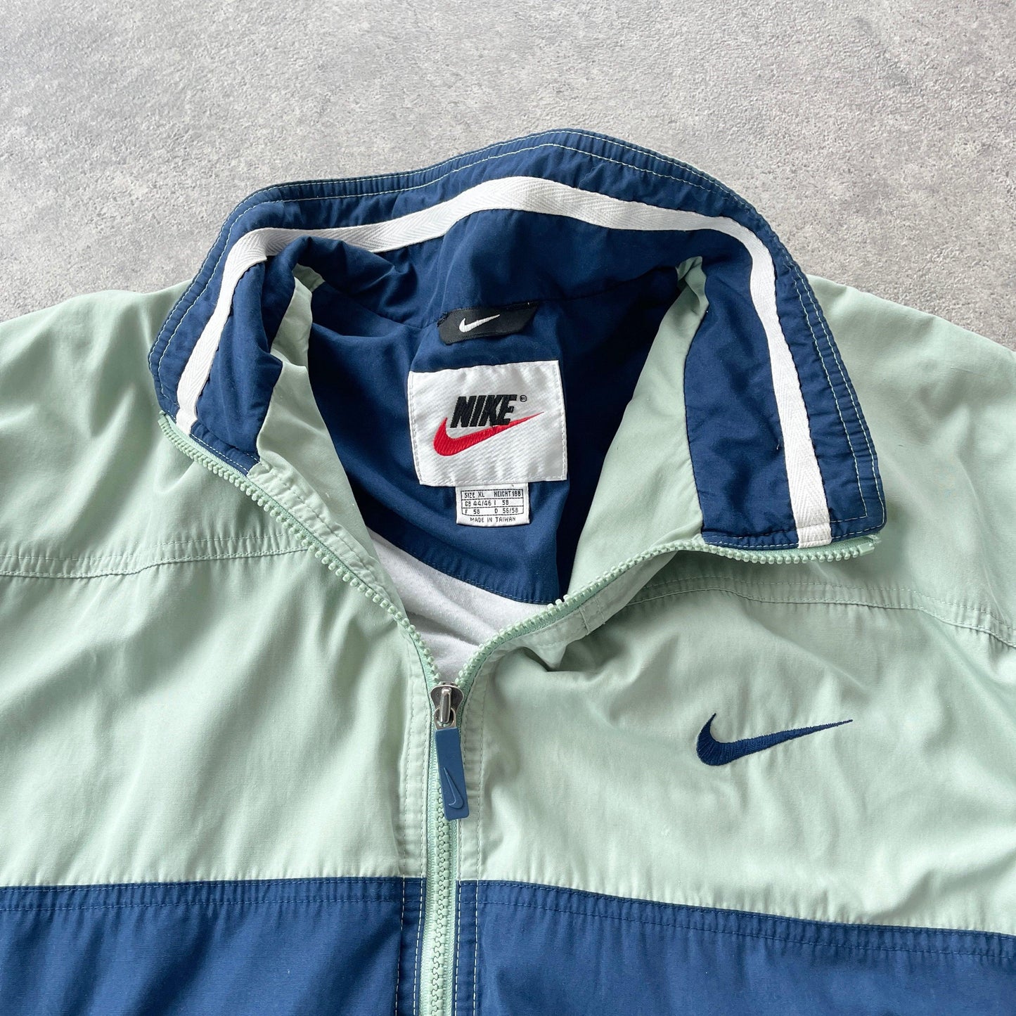 Nike 1990s lightweight embroidered track jacket (XL) - Known Source