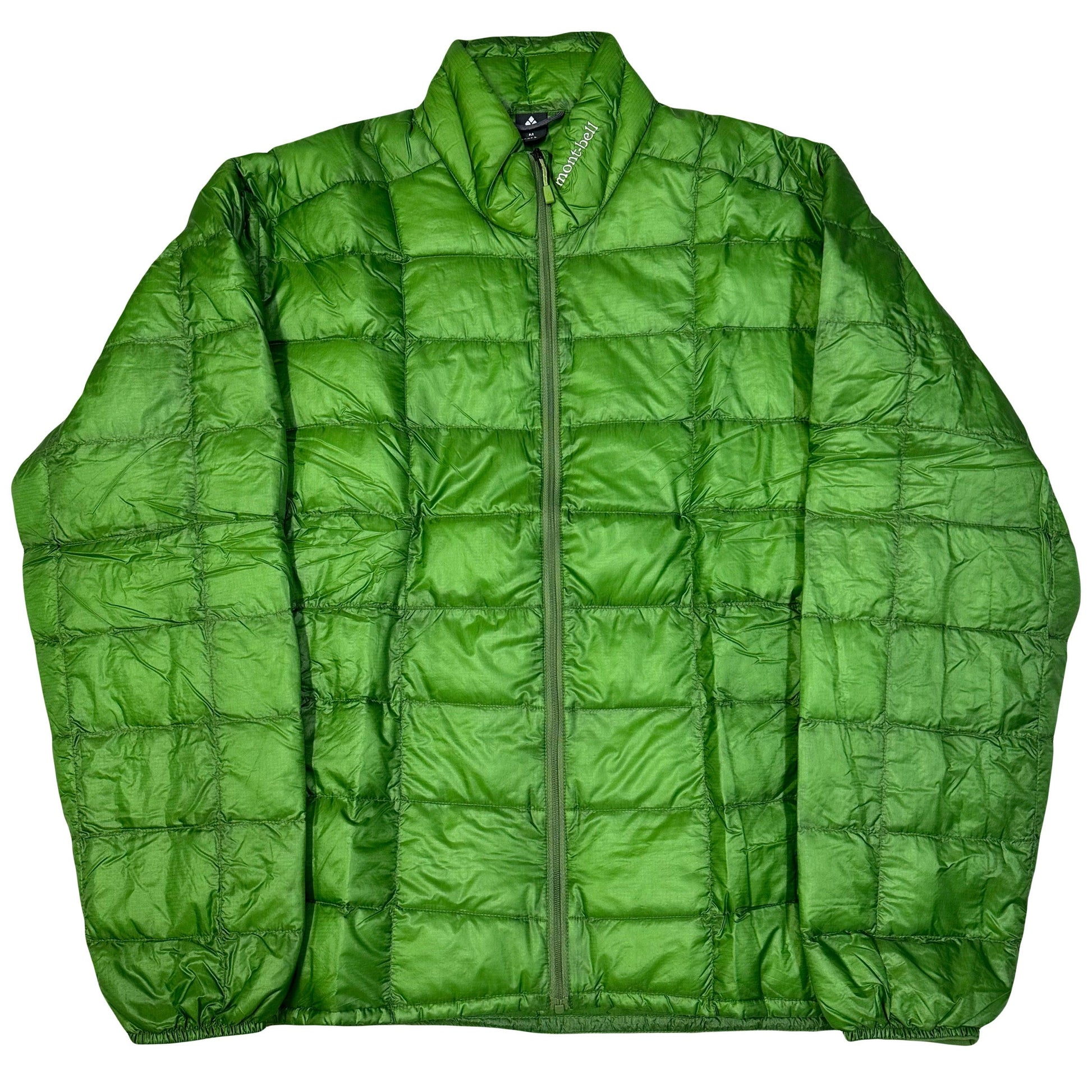 Montbell Square Stitch Down Puffer Jacket In Green ( M ) - Known Source