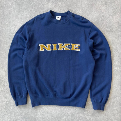 Nike RARE 1990s heavyweight embroidered sweatshirt (L) - Known Source