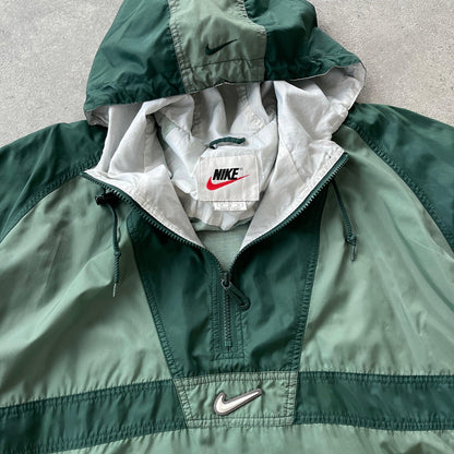 Nike Air 1990s 1/4 zip lightweight spellout shell jacket (M) - Known Source