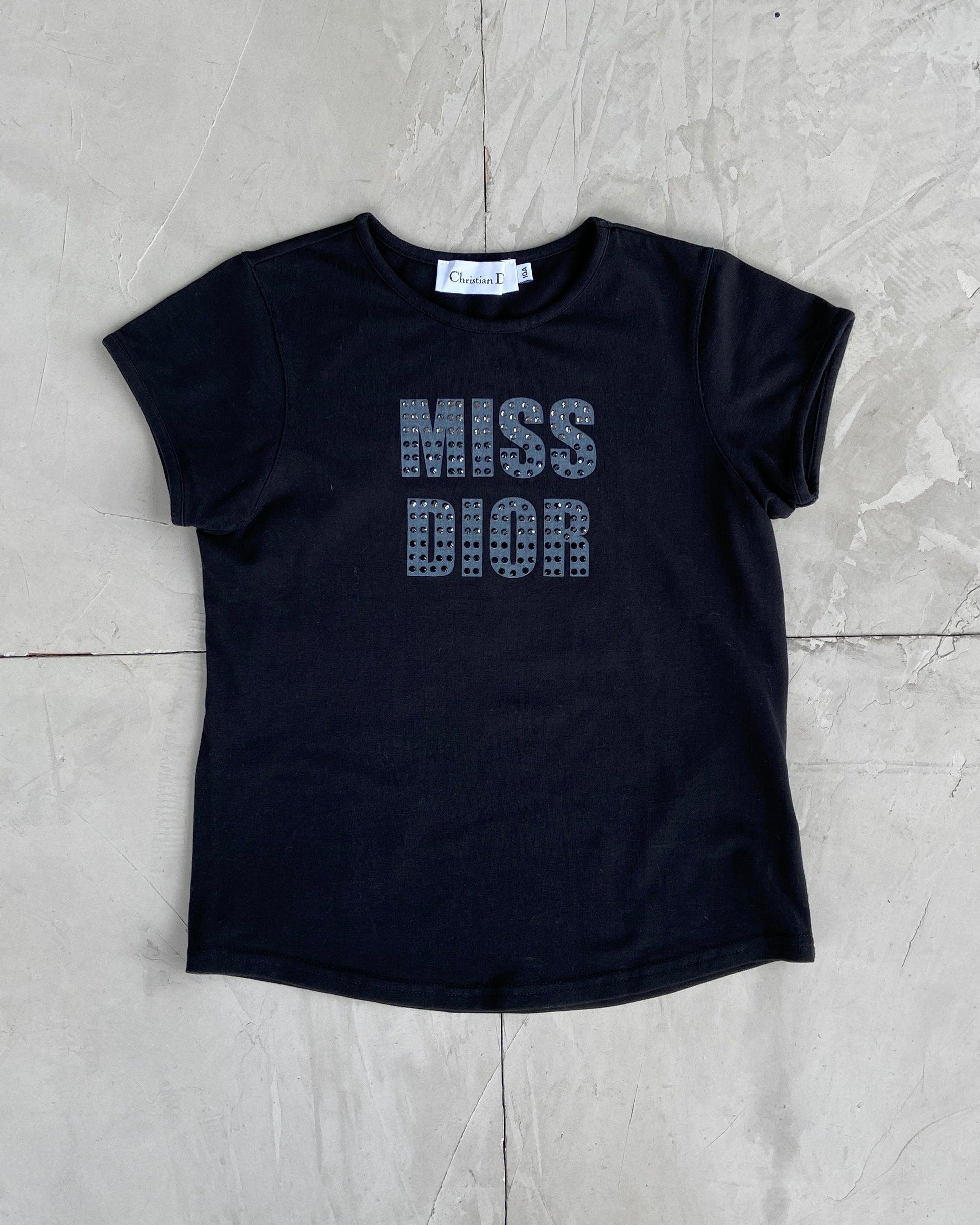 CHRISTIAN DIOR "MISS DIOR" RHINESTONED TOP - XS/S - Known Source