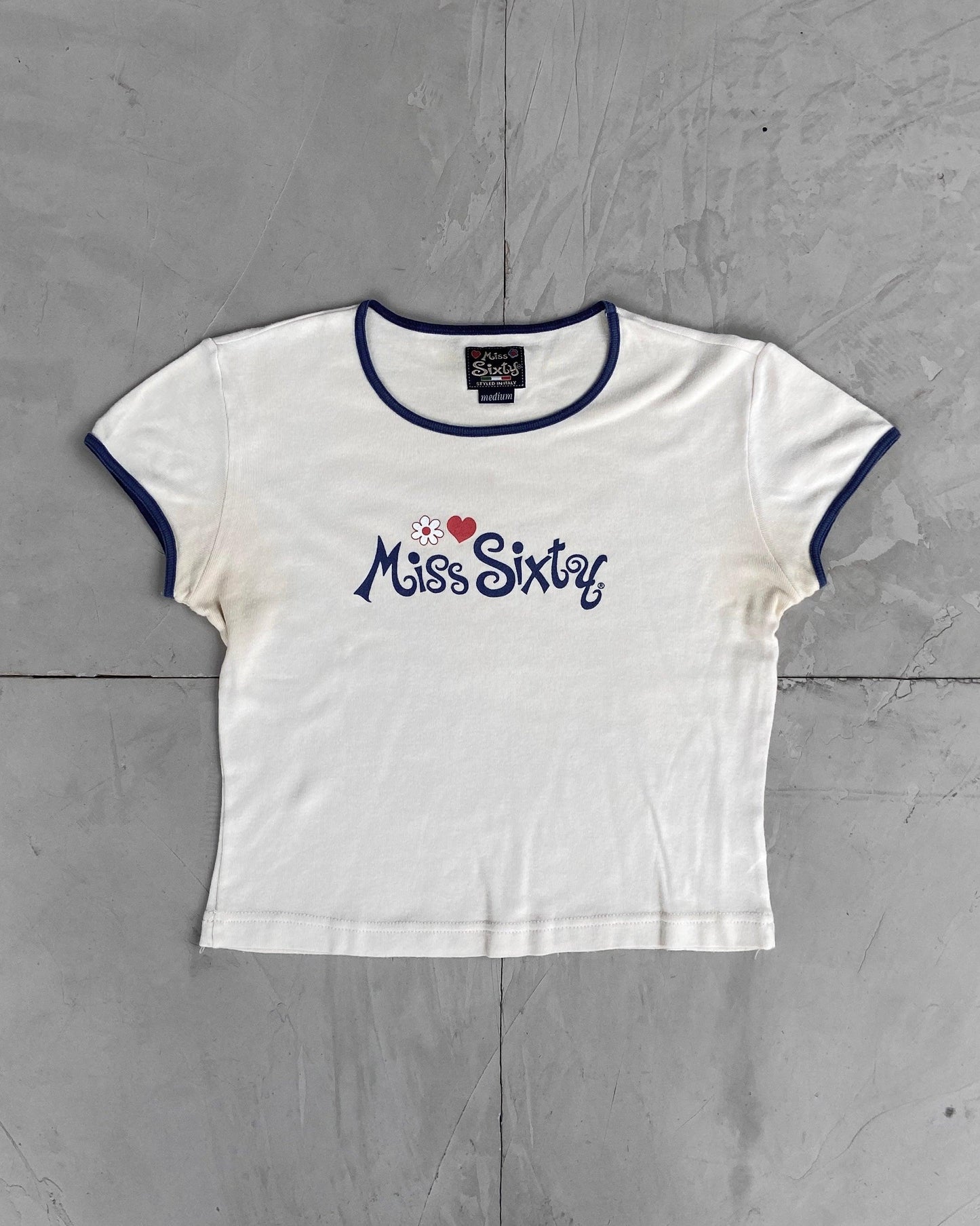 MISS SIXTY FLOWER LOGO TOP - M - Known Source