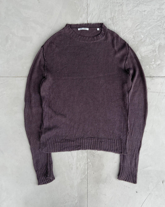 OUR LEGACY BROWN KNIT SWEATSHIRT - L - Known Source