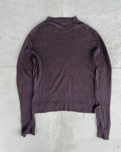 OUR LEGACY BROWN KNIT SWEATSHIRT - L - Known Source