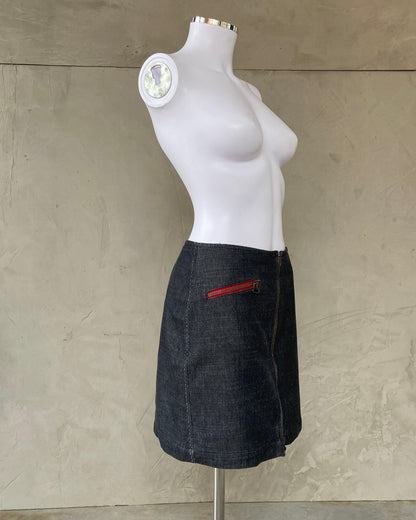 COP COPINE DENIM MINI SKIRT - M - Known Source